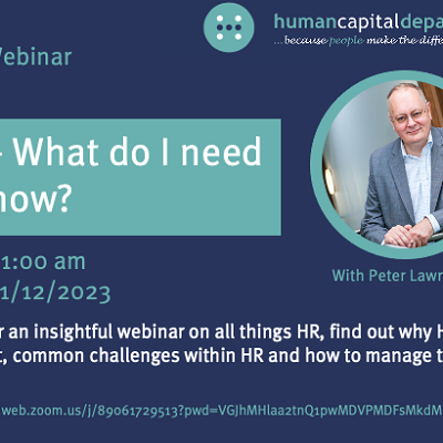HR - What do I need to know? (Webinar)